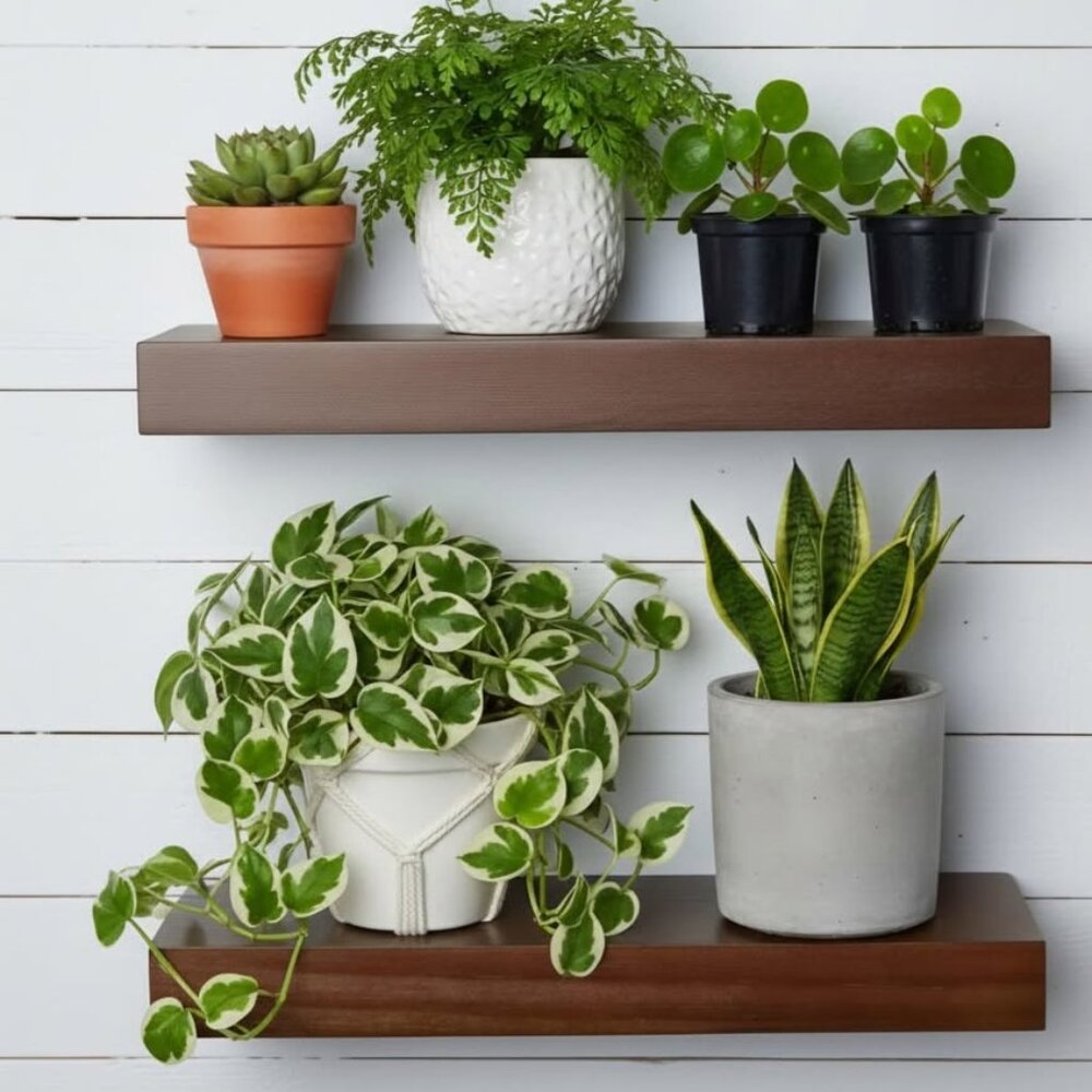Wooden Shelves Set